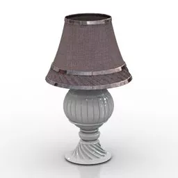Classic Hotel Desk Lamp 3d model