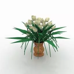 Potted Plant Flower 3d model