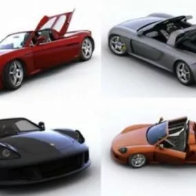 Car Porsche Carrera Gt 3d model