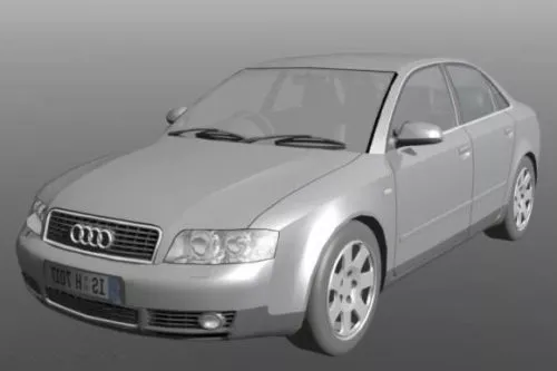 Lowpoly Audi A4 Car 3d model Lowpoly Audi A4 Car 3d model