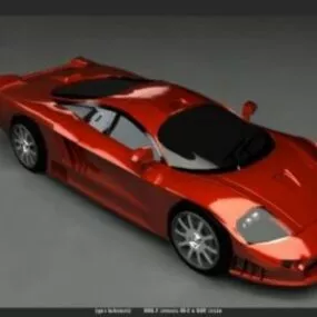 Lowpoly Sport Car 3d model