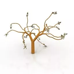 Branch Tree Decoration 3d model
