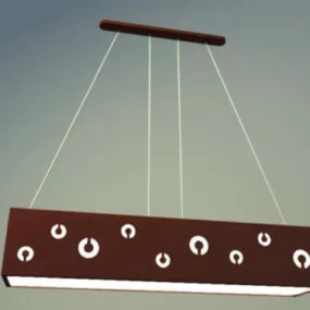 Hanging Box Pendant Lamp 3d model