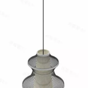 Wine Gourd Shade Pendant Lamp 3d model