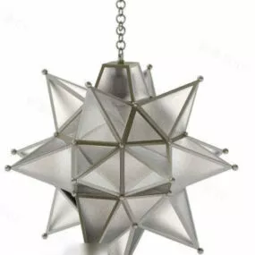 Triangle Ball Pendant Lamp 3d model