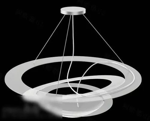 Pendant Lamp Circles Shade 3d model Pendant Lamp Circles Shade 3d model