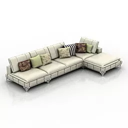 L Corner Sofa 3d model L Corner Sofa 3d model