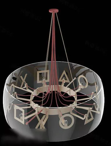 Transparent Pendant Lamp 3d model Transparent Pendant Lamp 3d model