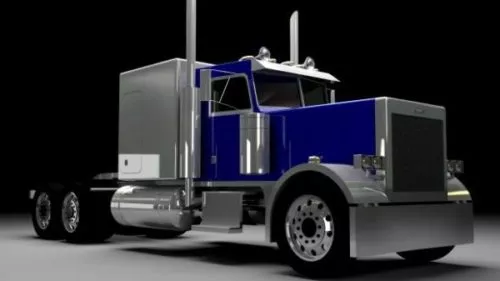 Panel Truck Vehicle 3d model