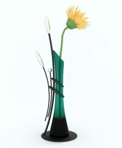 Flower Reading Lamp 3d model Flower Reading Lamp 3d model