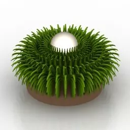 Vase Flower Decoration 3d model
