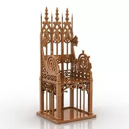 Throne Chair 3d model