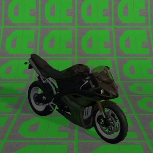 Generic Sports Motorcycle 3d model