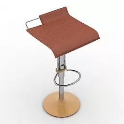 Leather Bar Chair Design 3d model Leather Bar Chair Design 3d model