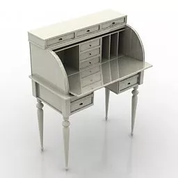 Classic Dressing Desk 3d model