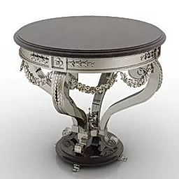 Luxury Style Classic Round Table 3d model Luxury Style Classic Round Table 3d model