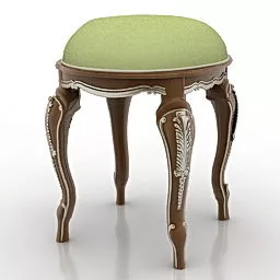 Luxury Classic Seat 3d model