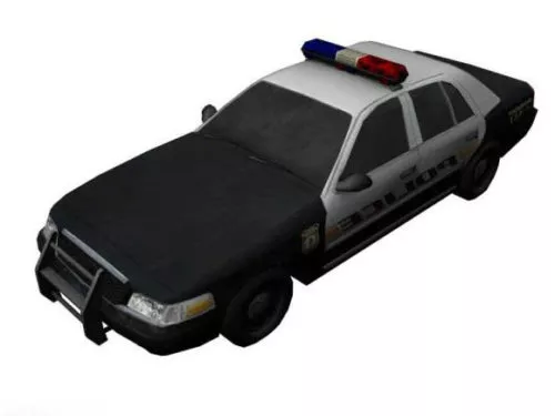 Fbi Police Character 3d model