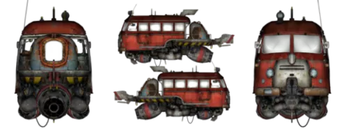 Sci-fi Gaming Bus 3d model Sci-fi Gaming Bus 3d model