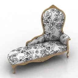 Classic Chase Lounge Sofa 3d model