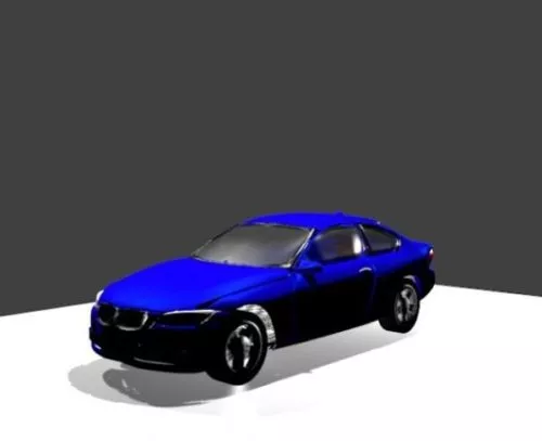 Bmw 3 Series Lowpoly Car 3d model Bmw 3 Series Lowpoly Car 3d model