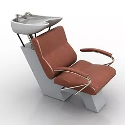 Cosmetic Chair Leather Pads 3d model