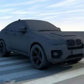 Lowpoly Bmw X6 Car 3d model