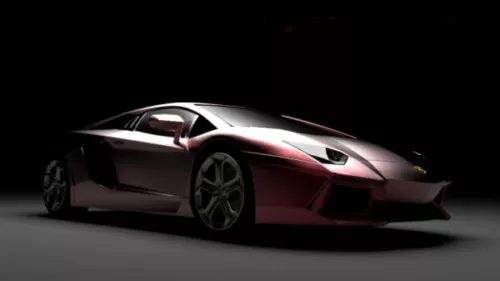 White Lamborghini Murcielago Roadster 3d model