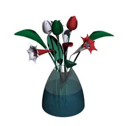Table Decoration Flower Pot 3d model