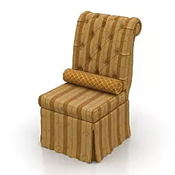 Vintage Chair Decoration 3d model