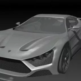 Zenvo St1 Sedan Car 3d model