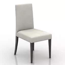 Fabric Restaurant Chair Furniture 3d model