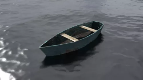 Fast Boat Small Size 3d model