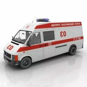 Ambulance Car Vehicle 3d model