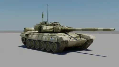 Tank T-90a Camouflage 3d model Tank T-90a Camouflage 3d model