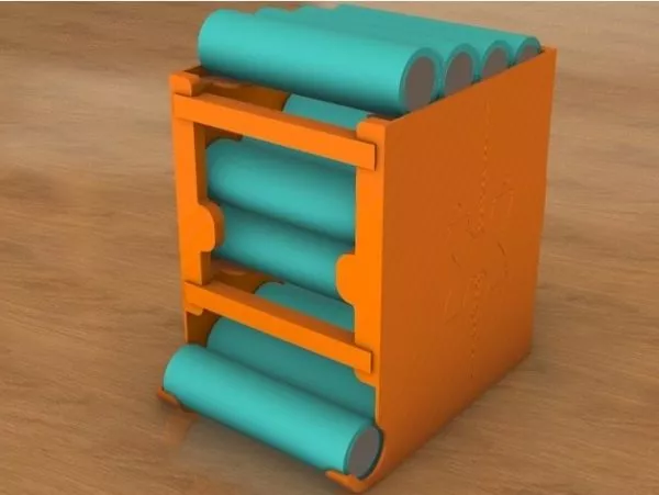 Battery Different Size Pack 3d model