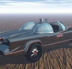 Car Batmobile 1960 3d model