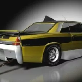 Pontiac Car Bee Model 1965 3d model
