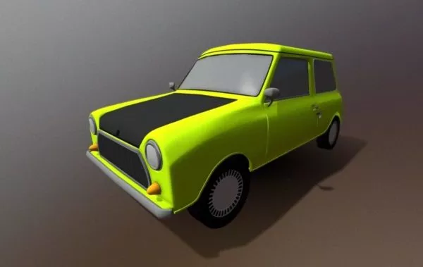 Mini Ritz Car 1985 3d model Mini Ritz Car 1985 3d model