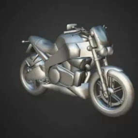Sport Motorcycle Buell Design 3d model