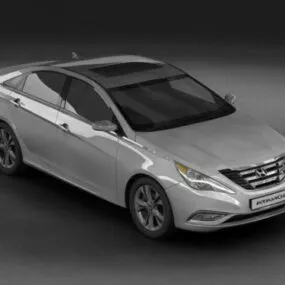 Car Hyundai Sonata 2011 3d model