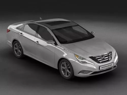 Hyundai Santafe Suv 3d model