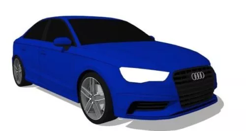 Audi A3 Saloon Car 2013 3d model Audi A3 Saloon Car 2013 3d model