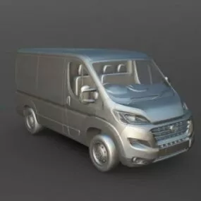 Car Fiat Ducato 2014 3d model
