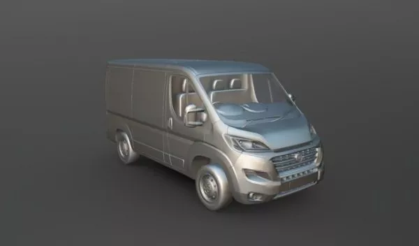 Car Fiat Ducato 2014 3d model Car Fiat Ducato 2014 3d model