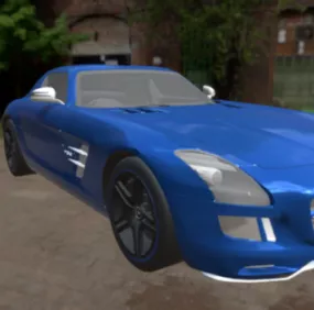 Mercedes-benz Sls Amg Car 2014 3d model