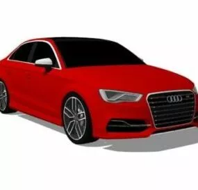Audi S3 Sedan Car 2015 3d model