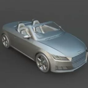 Car Audi Tt Convertible 2015 3d model