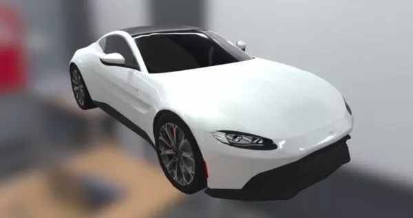 2018 Aston Martin Car 3d model 2018 Aston Martin Car 3d model