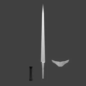 Weapon Vintage Swords Pack 3d model